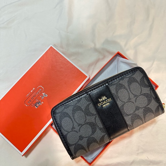 Coach Wallet Black - Picture 1 of 2
